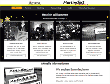 Tablet Screenshot of martins-komitee.de